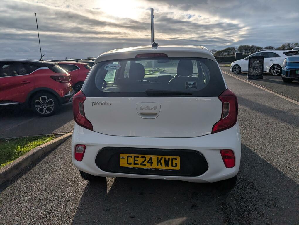 Kia Picanto 1.0 Dpi 1 Hatchback Euro 6 Ss CE24KWG White #4