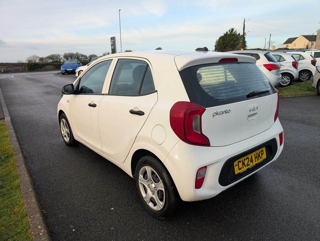 Kia Picanto 1.0 Dpi 1 Hatchback Euro 6 Ss CK24HKP White #5