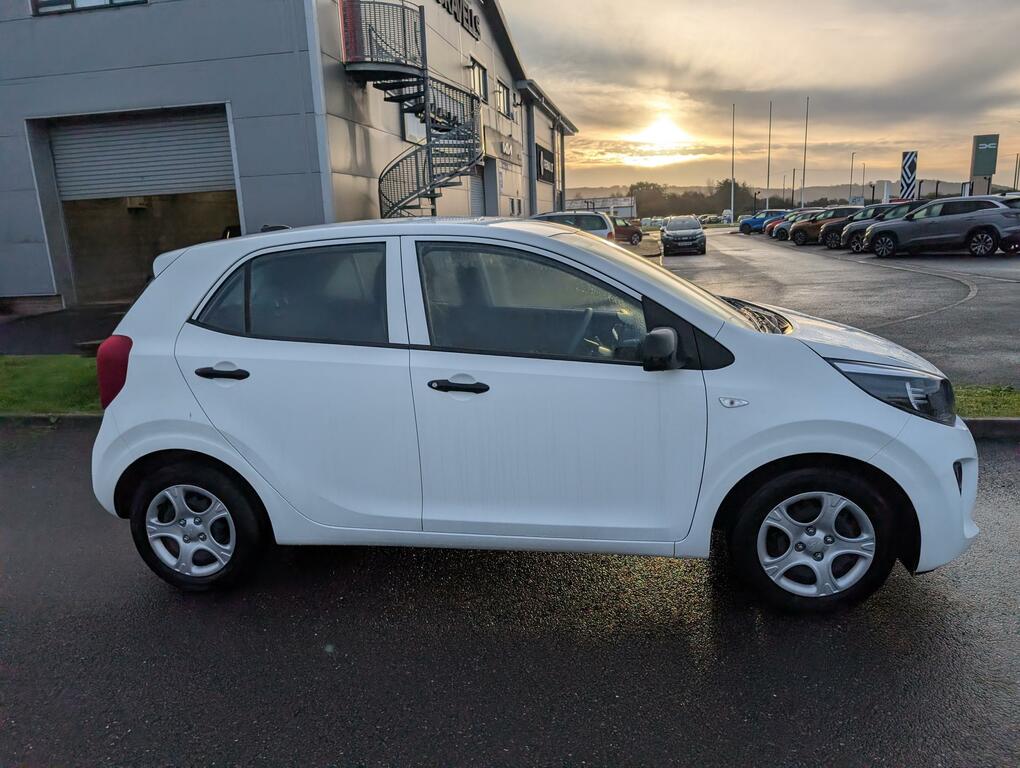 Kia Picanto 1.0 Dpi 1 Hatchback Euro 6 Ss CK24HKP White #2