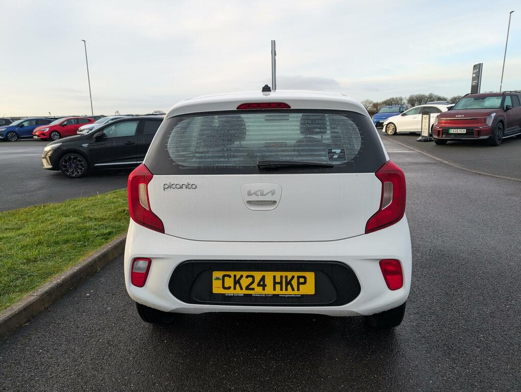 Kia Picanto 1.0 Dpi 1 Hatchback Euro 6 Ss CK24HKP White #4