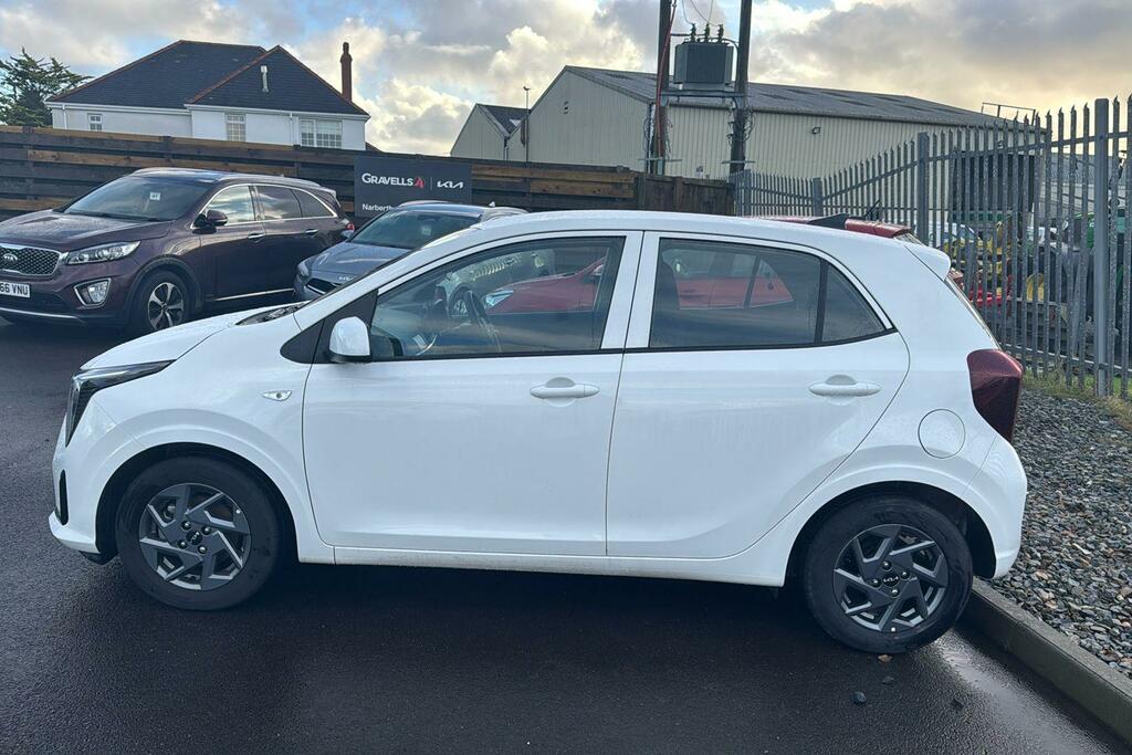 Kia Picanto 1.0 2 Hatchback Amt Euro 6 Ss 62 Bh CU25PDO White #4