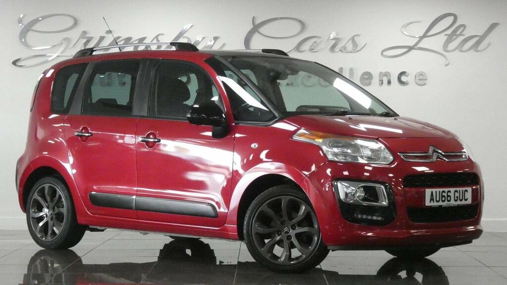 Citroen C3 Picasso Mpv 1.6 Bluehdi Platinum Euro 6 201666 Red