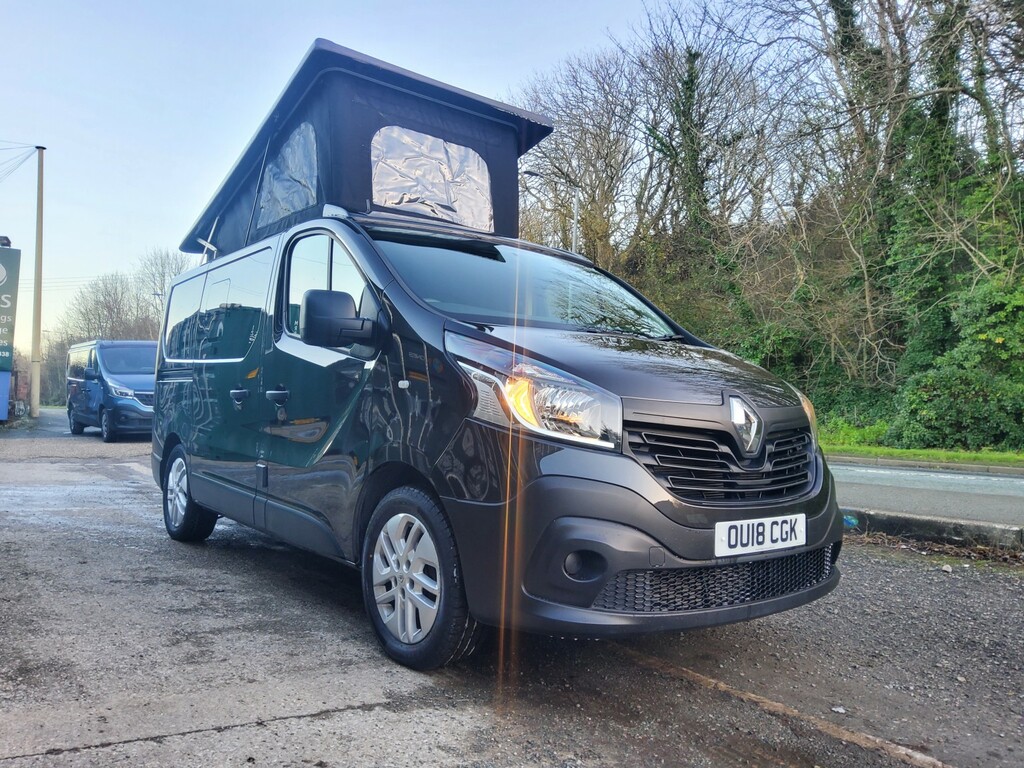 Renault Trafic Camper Van 1.6 Sl27 Energy Dci 95 Business 20181 Black #4