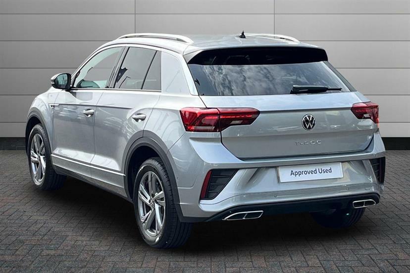 Volkswagen T-Roc 1.5 Tsi R-line Dsg DH25EUD Silver #3
