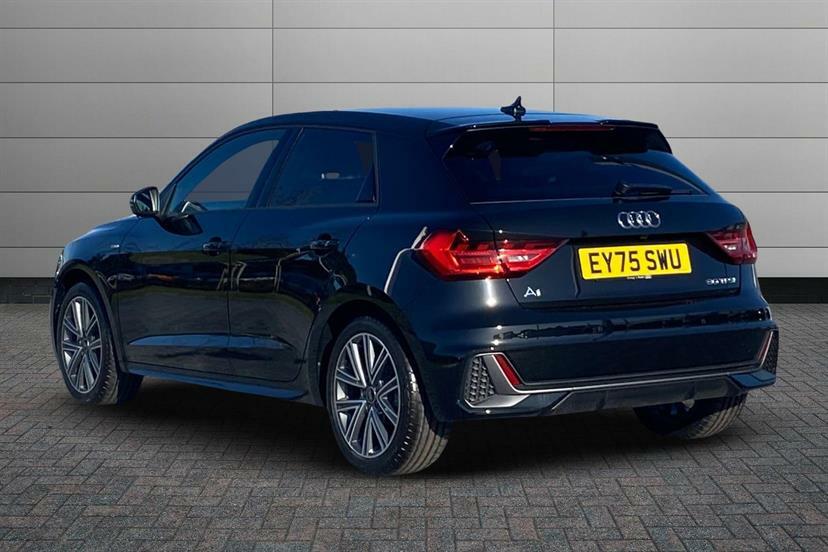 Audi A1 30 Tfsi S Line S Tronic Tech Pack EY75SWU Black #3