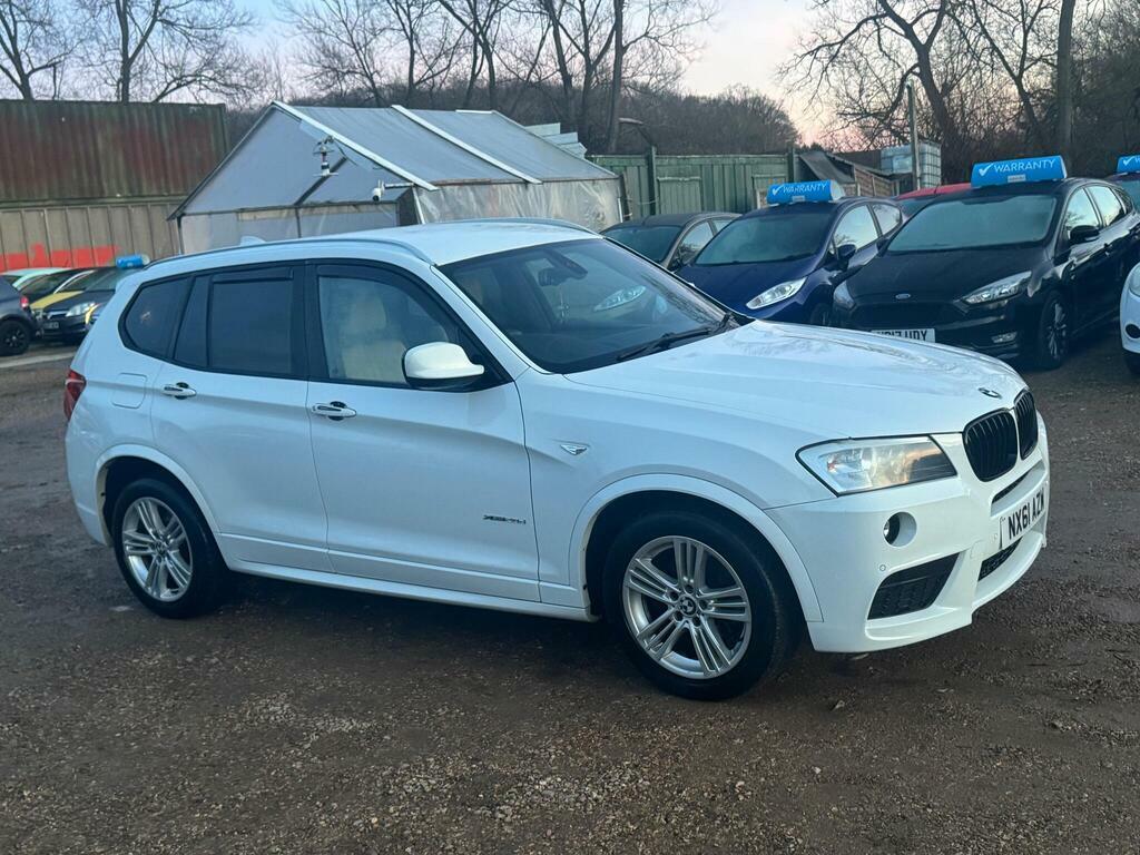 BMW X3 2.0 20D M Sport Steptronic Xdrive Euro 5 S S NX61AZW White #3