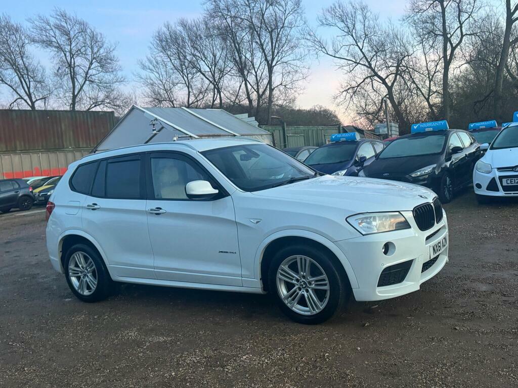 BMW X3 2.0 20D M Sport Steptronic Xdrive Euro 5 S S NX61AZW White #5