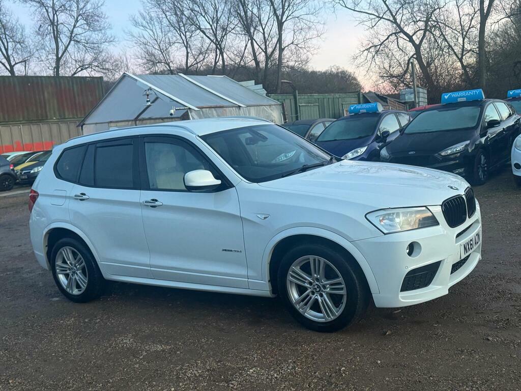 BMW X3 2.0 20D M Sport Steptronic Xdrive Euro 5 S S NX61AZW White #2