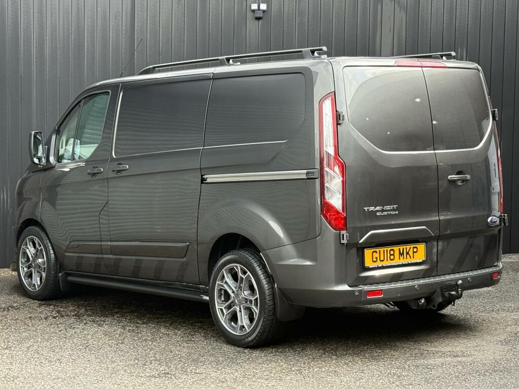 Ford Transit Custom 2.0 Tdci 130Ps G-sport Limited Panel Van Swb L1 H1 GU18MKP Grey #3