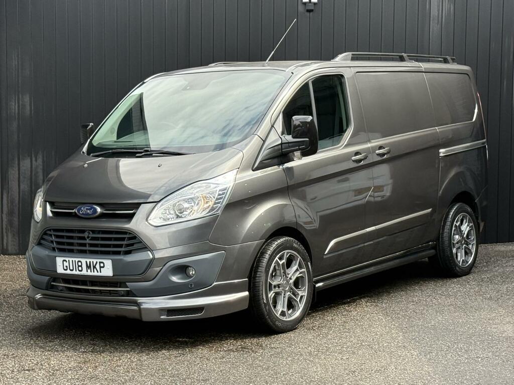 Ford Transit Custom 2.0 Tdci 130Ps G-sport Limited Panel Van Swb L1 H1 GU18MKP Grey #6