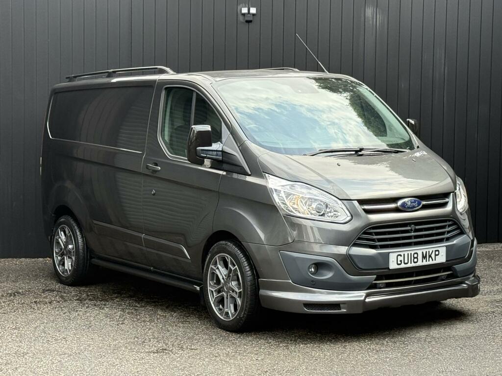 Ford Transit Custom 2.0 Tdci 130Ps G-sport Limited Panel Van Swb L1 H1 GU18MKP Grey #4