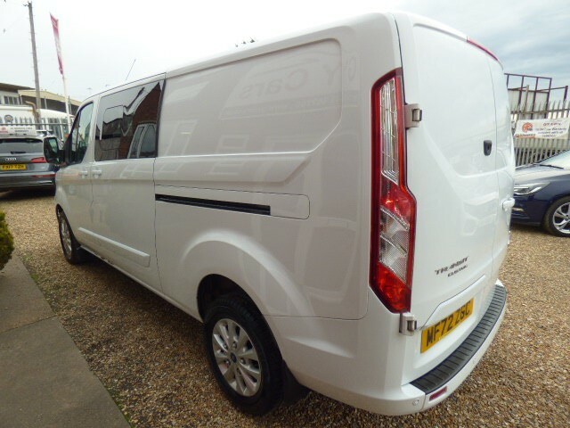 Ford Transit Custom Double Cab Van 2.0 Transit Custom Limited Dciv 300 MF72ZGC White #6