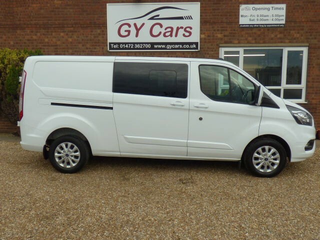 Ford Transit Custom Double Cab Van 2.0 Transit Custom Limited Dciv 300 MF72ZGC White #2