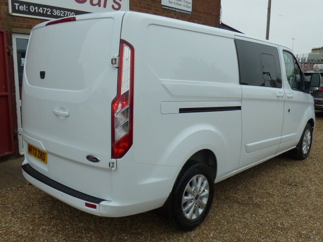 Ford Transit Custom Double Cab Van 2.0 Transit Custom Limited Dciv 300 MF72ZKO White #5