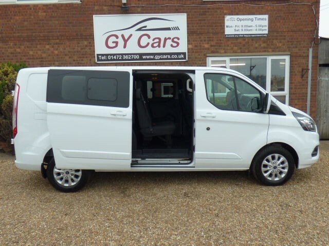 Ford Transit Custom Double Cab Van 2.0 Transit Custom Limited Dciv 300 MF72ZKO White #4
