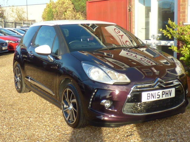 Citroen DS3 Hatchback 1.2 Puretech Dstyle Plus 20 Road Tax,15 Purple