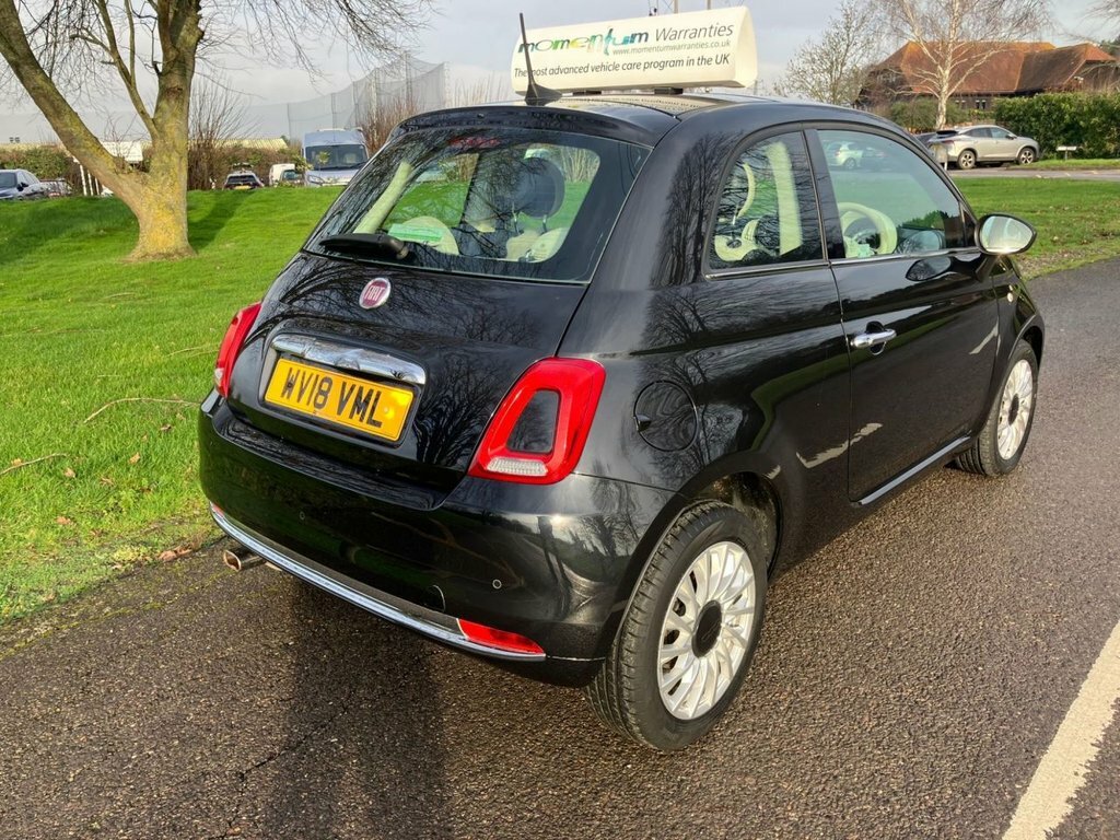 Fiat 500 1.2L Lounge WV18VML Black #3