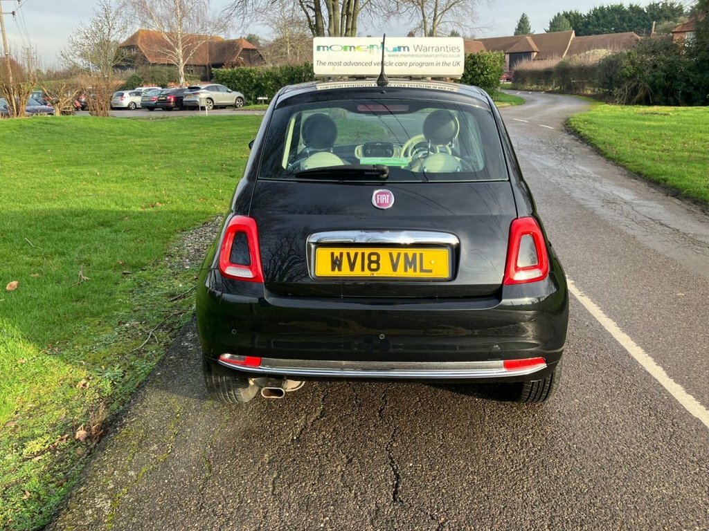 Fiat 500 1.2L Lounge WV18VML Black #5