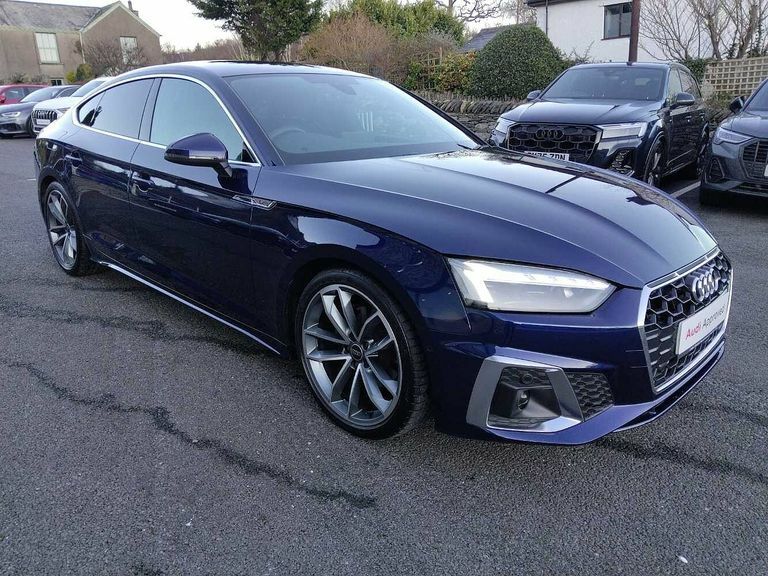 Audi A5 S Line 35 Tdi 163 Ps S Tronic Blue