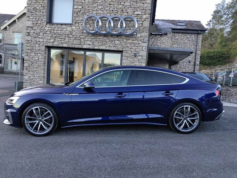 Audi A5 S Line 35 Tdi 163 Ps S Tronic PN74HMO Blue #4