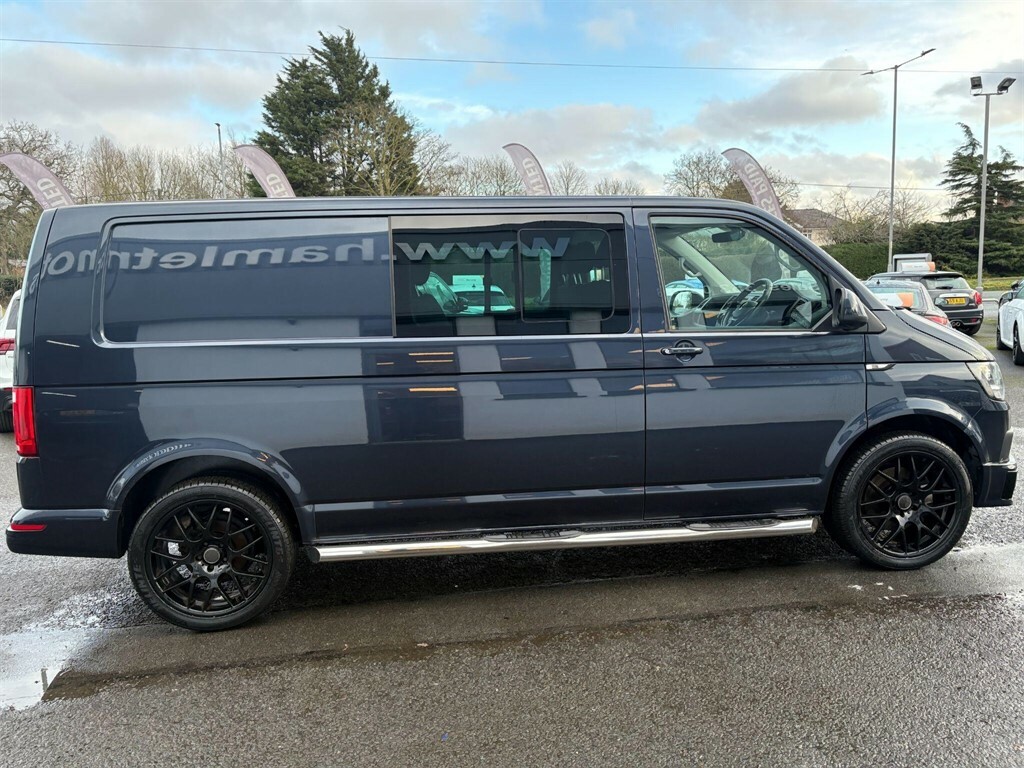 Volkswagen Transporter 2.0 L 2.0 Tdi T32 Highline Kombi Dsg Fwd Lwb Euro VU69FBV Blue #6