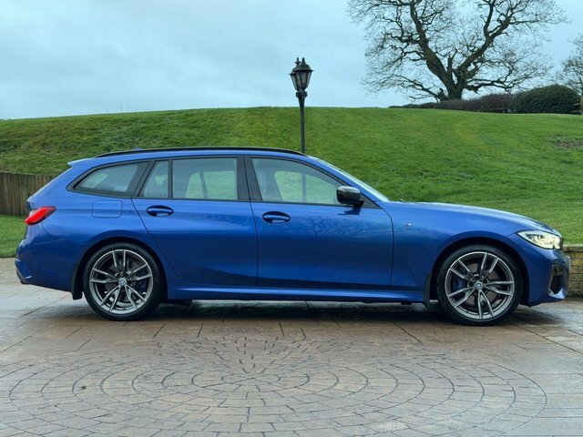 BMW 3 Series 2020 3.0 M340i Touring Xdrive Euro HF70NJZ Blue #4