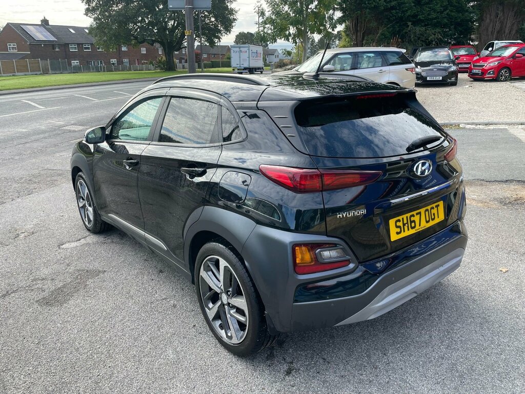 Hyundai Kona 1.0 T-gdi Blue Drive Premium Suv Black #3