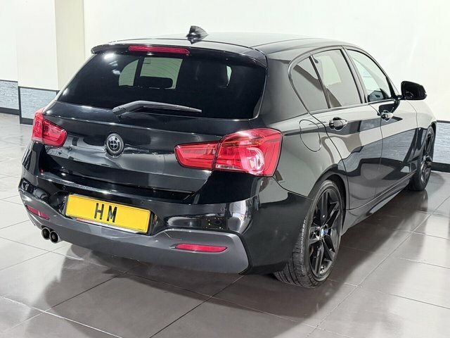 BMW 1 Series 2.0 125D M Sport Hatchback Euro 6 YK66EGX Black #2