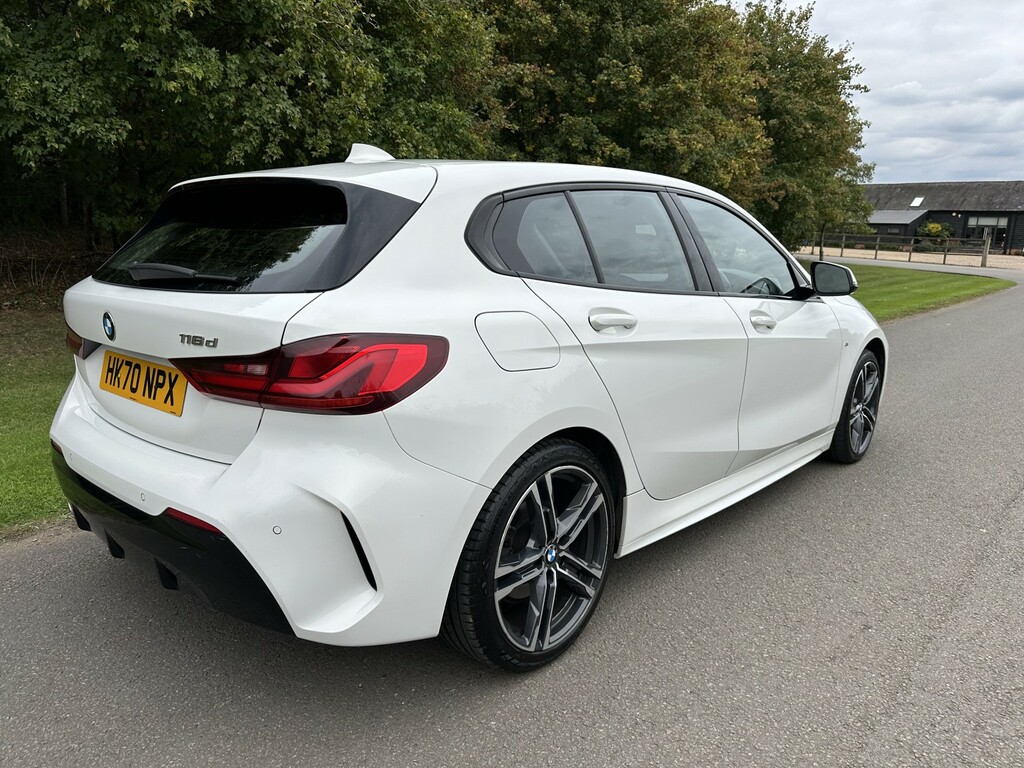 BMW 1 Series Hatchback 1.5 116D M Sport 202170 HK70NPX White #4