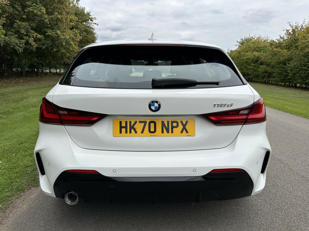 BMW 1 Series Hatchback 1.5 116D M Sport 202170 HK70NPX White #5