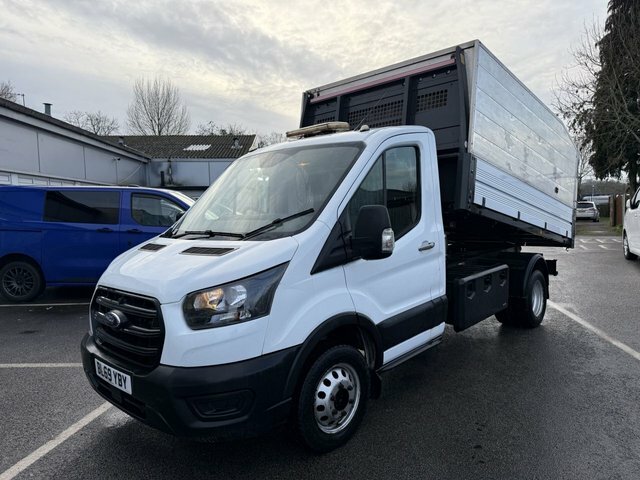 Ford Transit Custom 2.0 350 Ecoblue Leader Chassis Cab Manu BL69YBY White #4