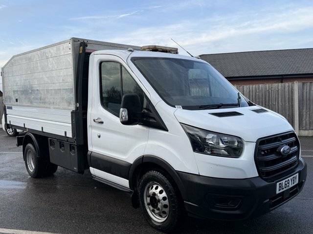 Ford Transit Custom 2.0 350 Ecoblue Leader Chassis Cab Manu White