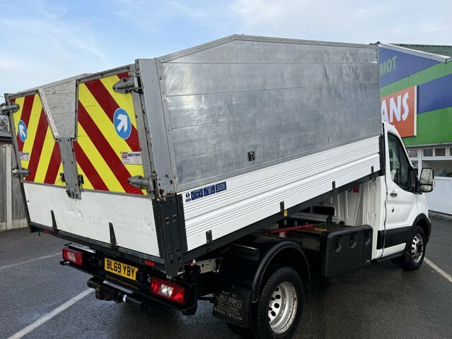 Ford Transit Custom 2.0 350 Ecoblue Leader Chassis Cab Manu BL69YBY White #2