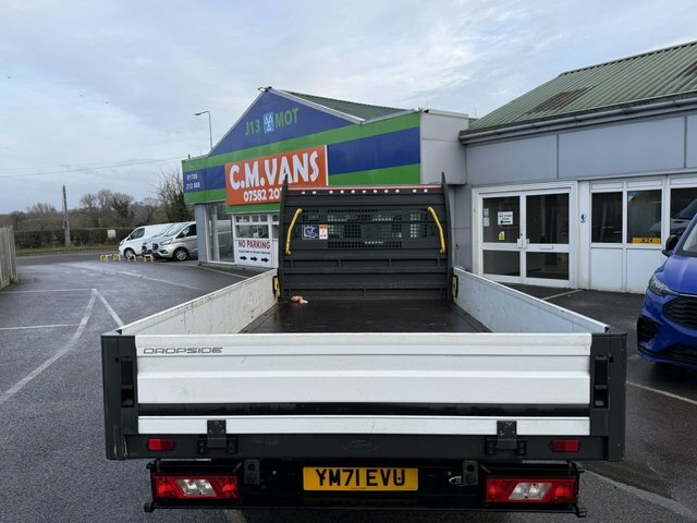 Ford Transit Custom 2.0 350 Ecoblue Leader Chassis Cab Manu YM71EVU White #4