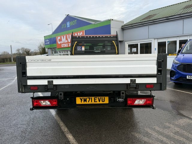 Ford Transit Custom 2.0 350 Ecoblue Leader Chassis Cab Manu YM71EVU White #3
