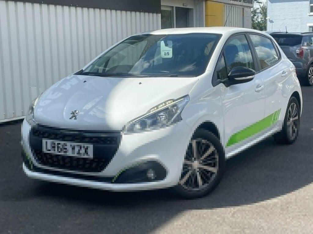 Peugeot 208 Hatchback 1.2 Puretech Active Design Lime Euro 6 5 White