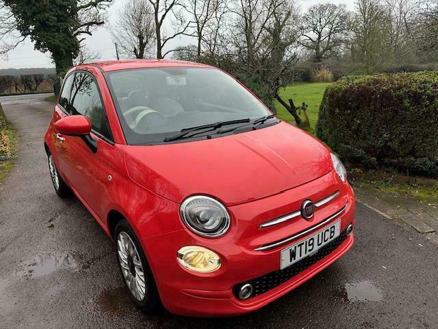 Fiat 500 Lounge Red #3