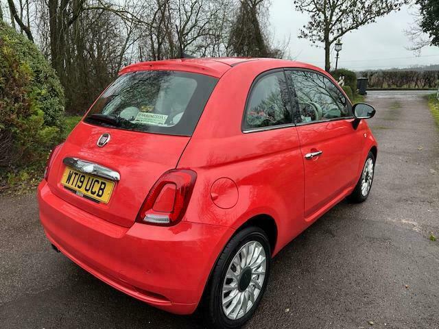Fiat 500 Lounge Red #5