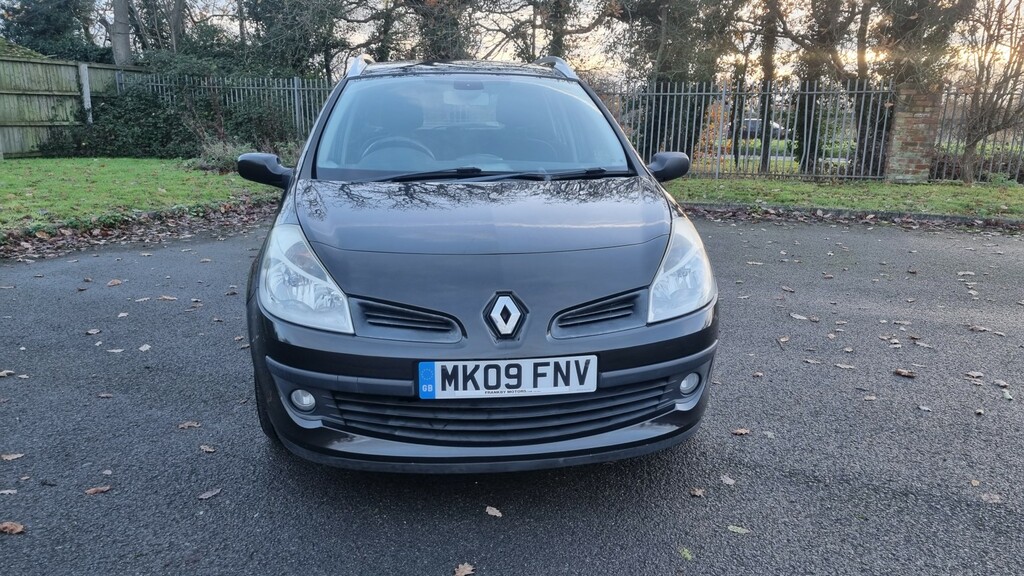 Renault Clio Estate 1.2 16V Dynamique 2009 MK09FNV Black #4