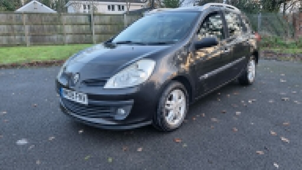 Renault Clio Estate 1.2 16V Dynamique 2009 MK09FNV Black #6