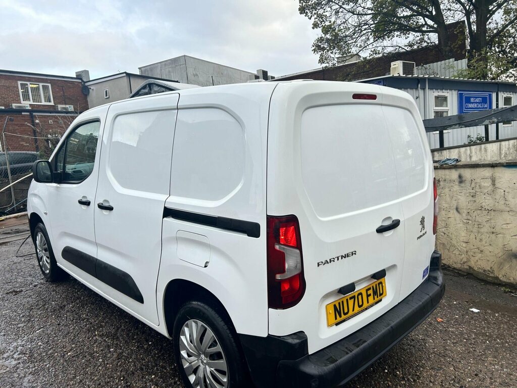 Peugeot Partner 1.5 Bluehdi 1000 Professional Standard Panel Van S NU70FMD White #3