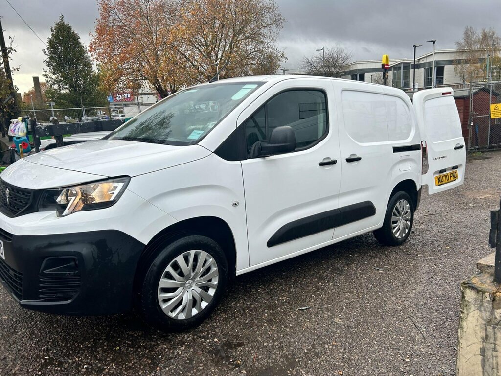 Peugeot Partner 1.5 Bluehdi 1000 Professional Standard Panel Van S NU70FMD White #5