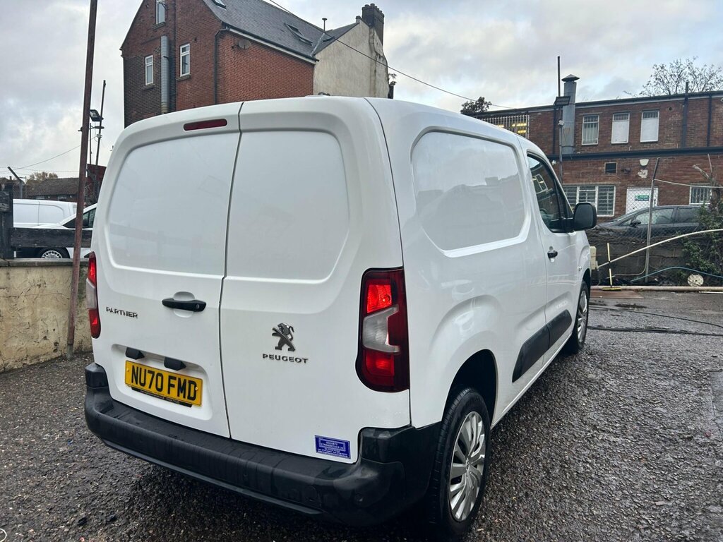 Peugeot Partner 1.5 Bluehdi 1000 Professional Standard Panel Van S NU70FMD White #6
