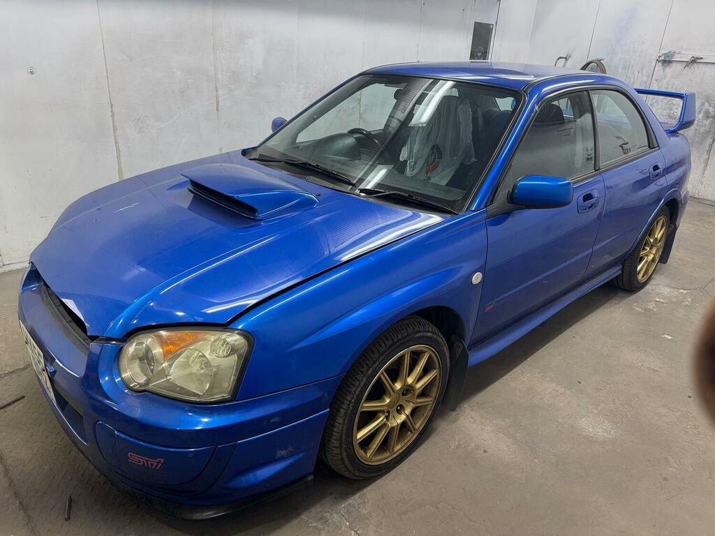 Subaru Impreza Saloon 2.0 Wrx Sti Type Uk 2005 Blue