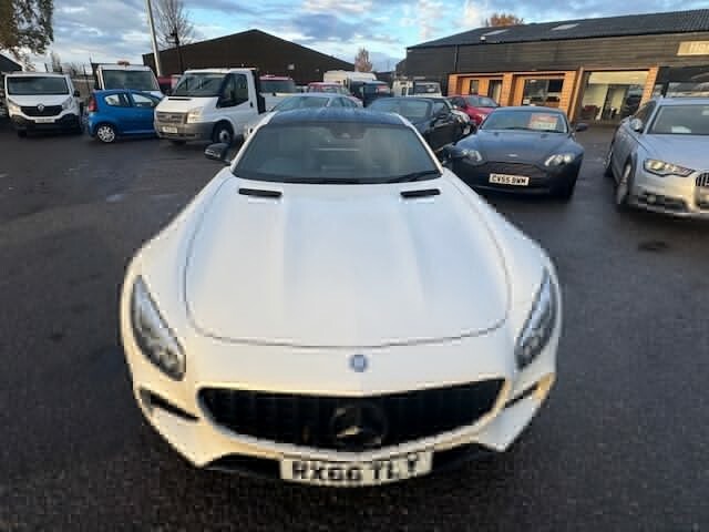Mercedes-Benz AMG GT Coupe 4.0 V8 Biturbo S Premium Pan Roof 2017 White #4