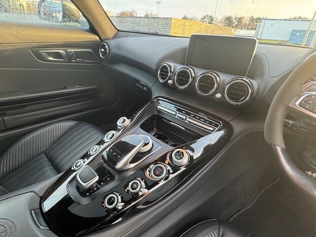Mercedes-Benz AMG GT Coupe 4.0 V8 Biturbo S Premium Pan Roof 2017 White #3