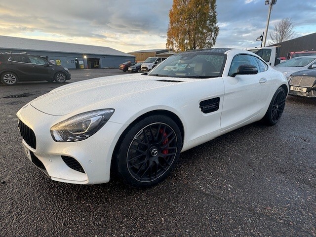 Mercedes-Benz AMG GT Coupe 4.0 V8 Biturbo S Premium Pan Roof 2017 White #5