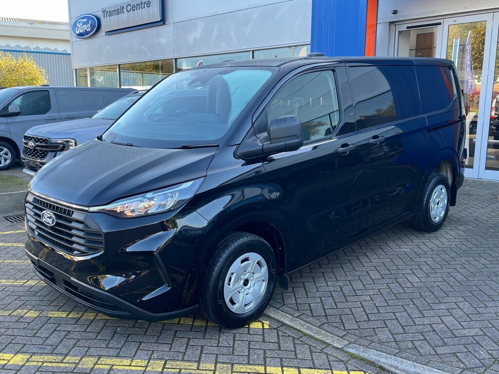 Ford Transit Custom 2.0 Ecoblue 136Ps H1 Van Trend GV74OXK Black #3