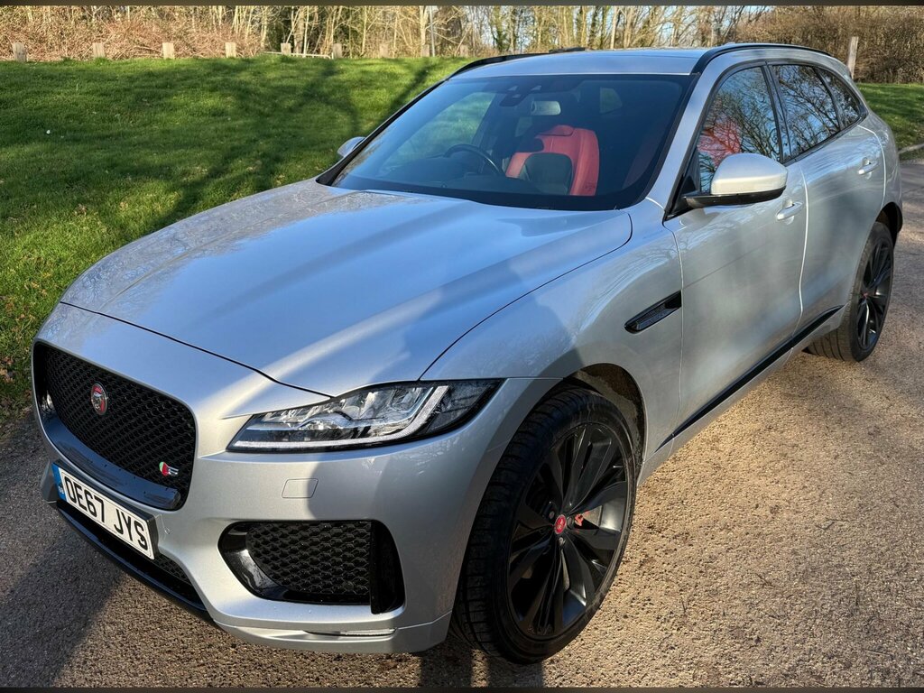Jaguar F-Pace 3.0 D300 V6 S Awd Euro 6 Ss OE67JYS Silver #3