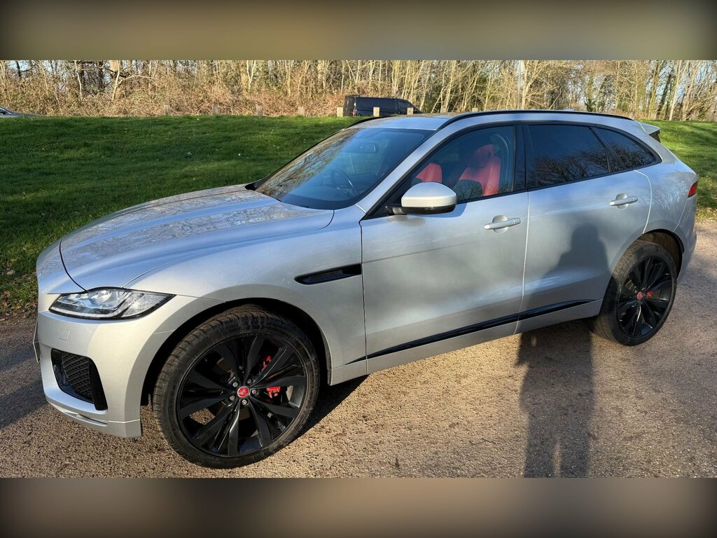 Jaguar F-Pace 3.0 D300 V6 S Awd Euro 6 Ss OE67JYS Silver #4